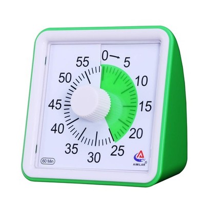 AIMILAR 60 Minute Visual Timer - Silent Time Management Tool for Green