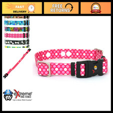 Replacement Dog Fence Collar Strap - Large, Pink Dots, Durable Adjustable
