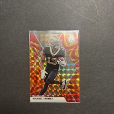 2020 Panini Mosaic Michael Thomas Red Prizm #143 New Orleans Saints