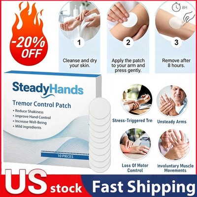 Steadyhands Tremor Control Patch, Steady Hands Control Patch - Hand Stabilizer