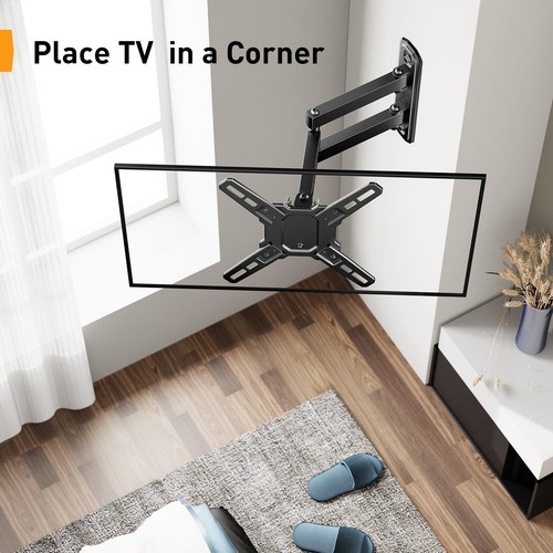 Full Motion TV Wall Mount for 13-42 inch Flat or Curved TVs & Monitors up to ... - Picture 7 of 7
