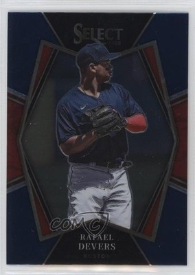 2022 Panini Select Premier Level Retail Blue Prizm Rafael Devers #163 0c3e