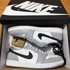 Nike AIR JORDAN 1 RETRO LOW OG MEN'S 12 BARONS WOLF GREY CZ0790-110