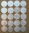 ROLL 1934-P  PEACE SILVER DOLLARS..  AU/BU