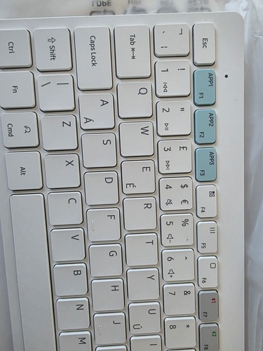 Teclado Samsung DEX QWERTY Inglés (Reino Unido) Wireless Trio 500 Blanco. - Imagen 2 de 3