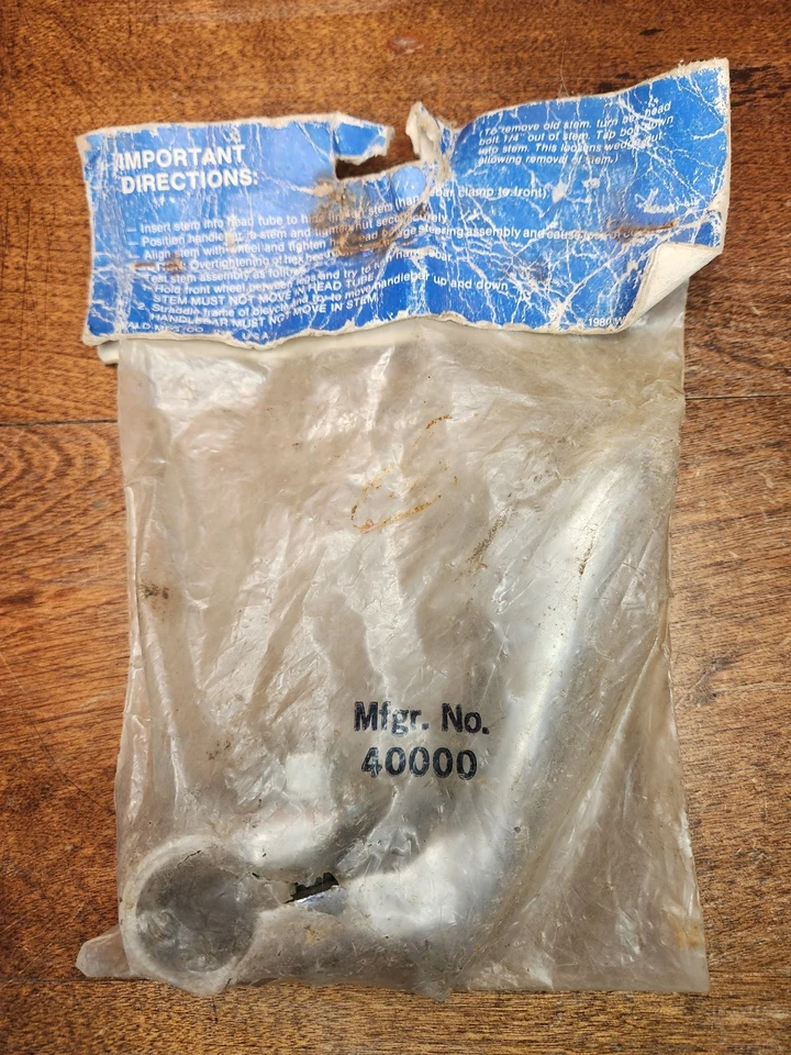 NOS Wald MFG. 1980 Vintage 44 Chrome Handlebar Stem for most 1" Center 40000 - Image 2 of 4
