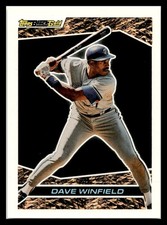 1993 Topps BLACK GOLD 44 Dave Winfield Insert Toronto Blue Jays HALL OF FAME