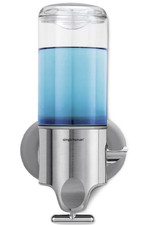 Single Soap Dispenser Pump 444ml Wall Mounted Shower Gel Stainless Steel BT1034