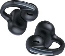 Baseus Bowie MC1 Open Ear Clip-On Earbuds, Adaptive Comfort with Black 