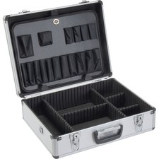 Aluminum Tool Case 18" x 14" x 6" with Tool Panel Foam and Dividers
