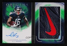 2019 Panini Origins Rookie Booklet Autos Gloves 1/2 AJ Brown RPA Patch RC
