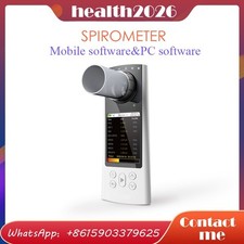 2.8'' LCD Handheld Digital Spirometer Pulmonary Function Spirometry,Bluetooth