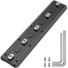ML180 Mlok Arca Rail, 7.09'' Arca Rail Mount Adapter Quick Release Plate Comp...