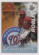 2017 Bowman Platinum Presence Orange /25 Victor Robles #PP-VR u6m