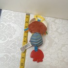 Skip Hop Fox Plush Clip-On Baby Toy Teether Rattle Orange Red S006054 — photo 2