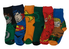 Marvel Spider-Man Graphic Print 6 Pair Ankle Socks Kids Size M