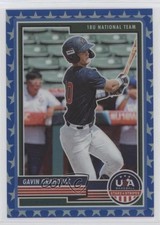 2023 Panini USA Baseball Stars & Stripes Blue Prizm 13/75 Gavin Grahovac #50 n0c