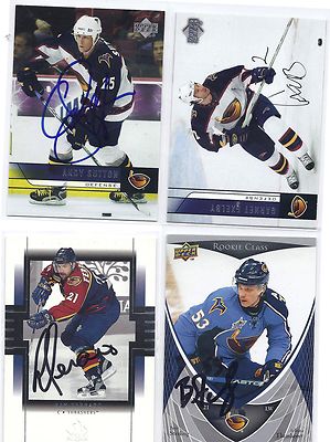 Andy Sutton Signed / Autographed Hockey Card Atlanta Thrashers 2006 UD