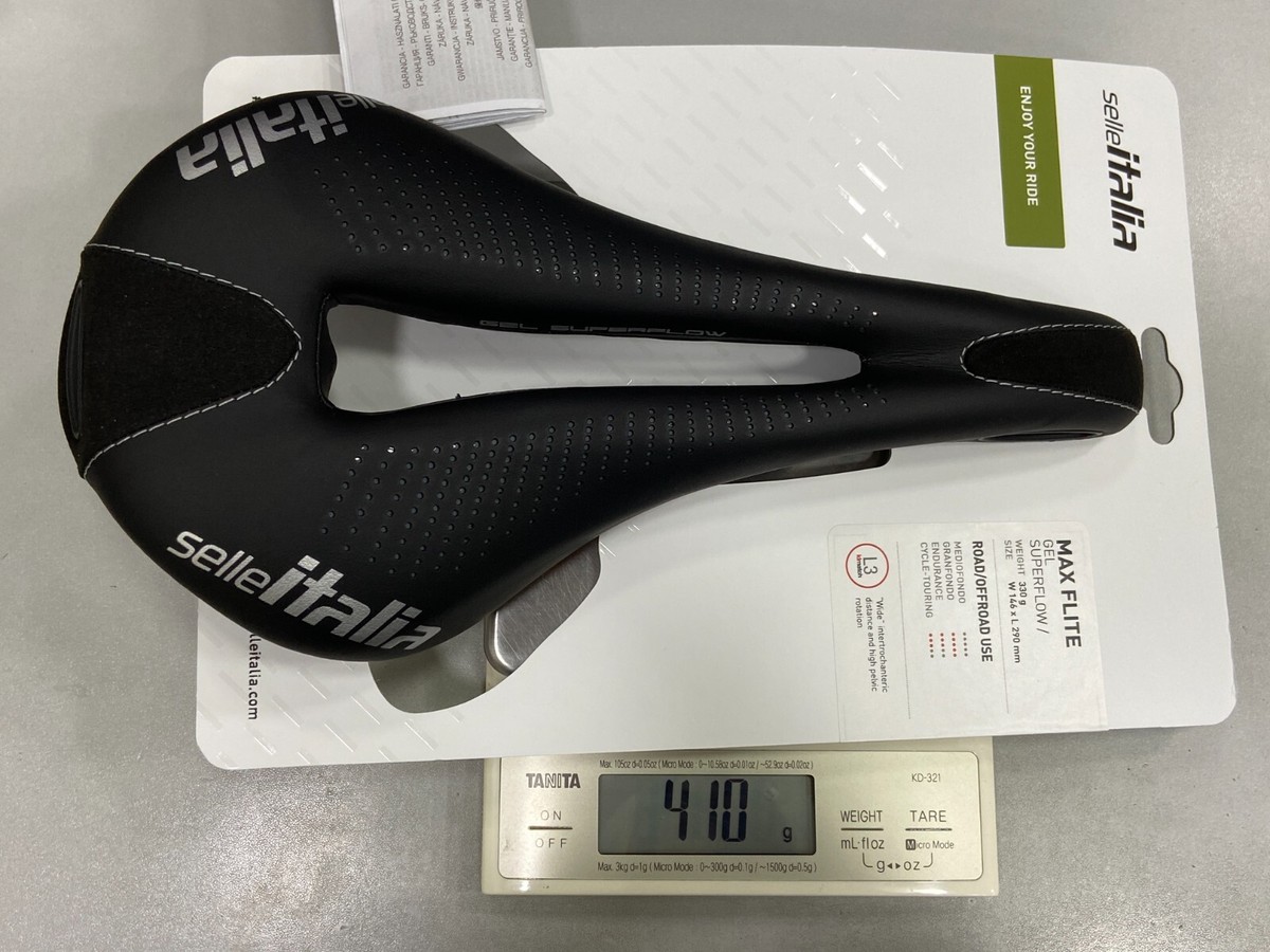 Selle Italia Max Flite Gel Superflow L3 146x290 mm Ti 316