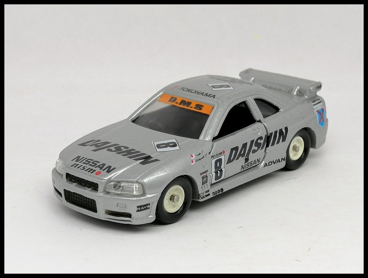 TOMICA DAISHIN 8 NISSAN SKYLINE RACING GT-R R34 1/61 TOMY 20