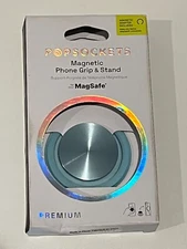 PopSockets Magnetic MagSafe Phone Grip & Stand for iPhone - Blue Sigh