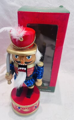 7  Kurt Adler Santa's World Nutcracker Toy Maker Toymaker In Box Christmas