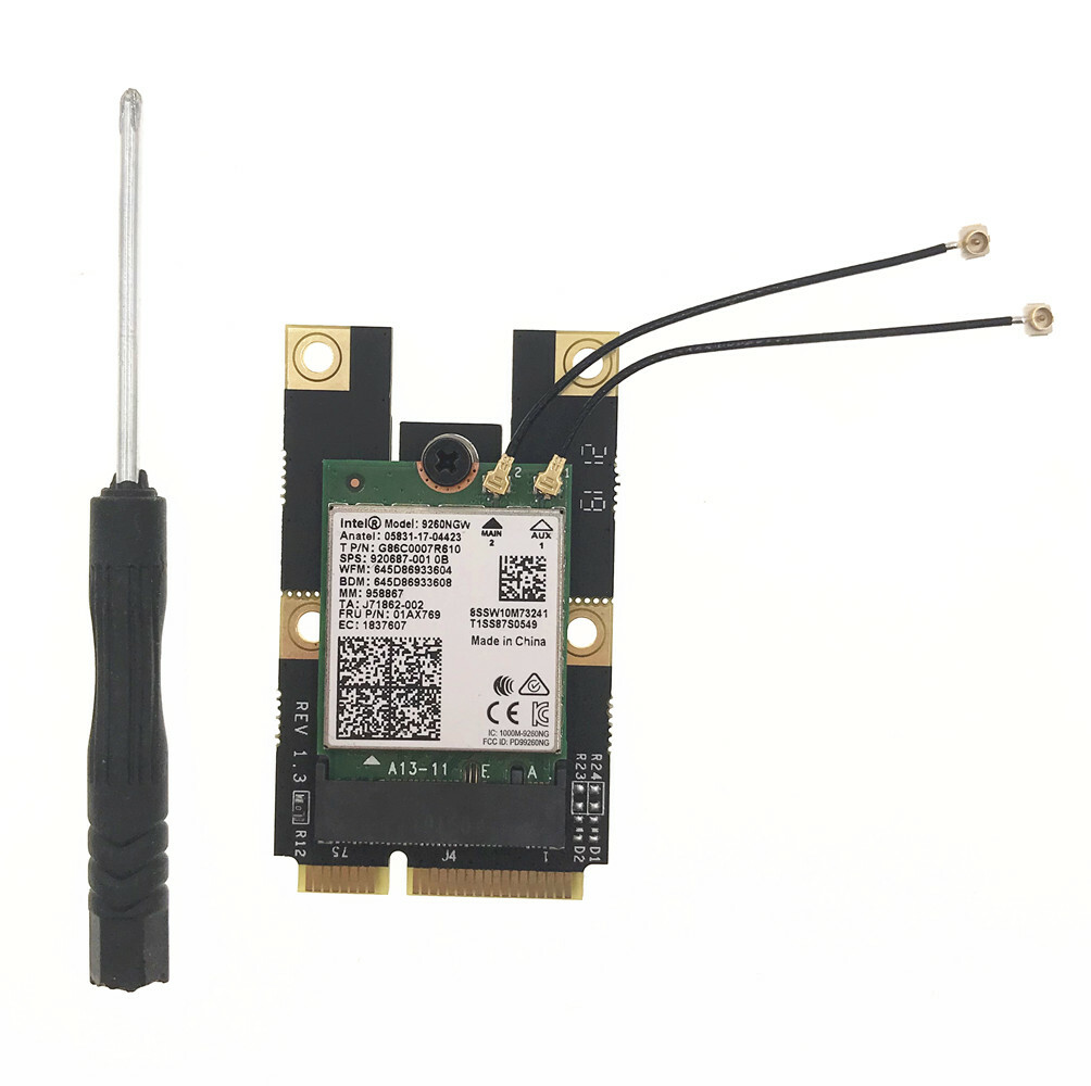 Intel 9260 9260NGW dual band 1730Mbps Bluetooth 5.0 mini