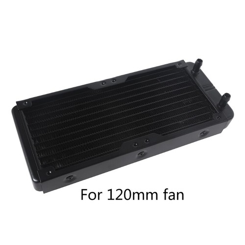 9.45"10 Tube Computer Water Cooling Radiator G1/4 Female Thread Heat Dissipation - Afbeelding 2 van 8