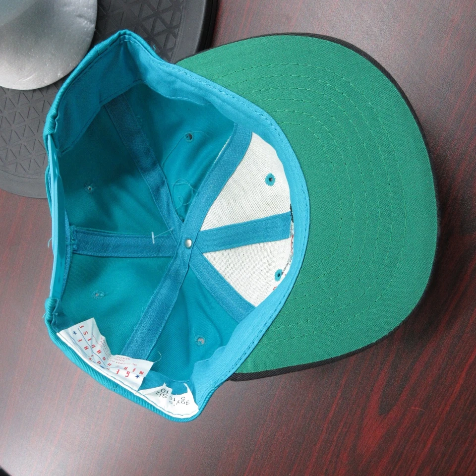 Gorra de béisbol vintage de los Florida Marlins MLB Snapback azul azulado jóvenes niños 5-10 # Foto 4 de 4