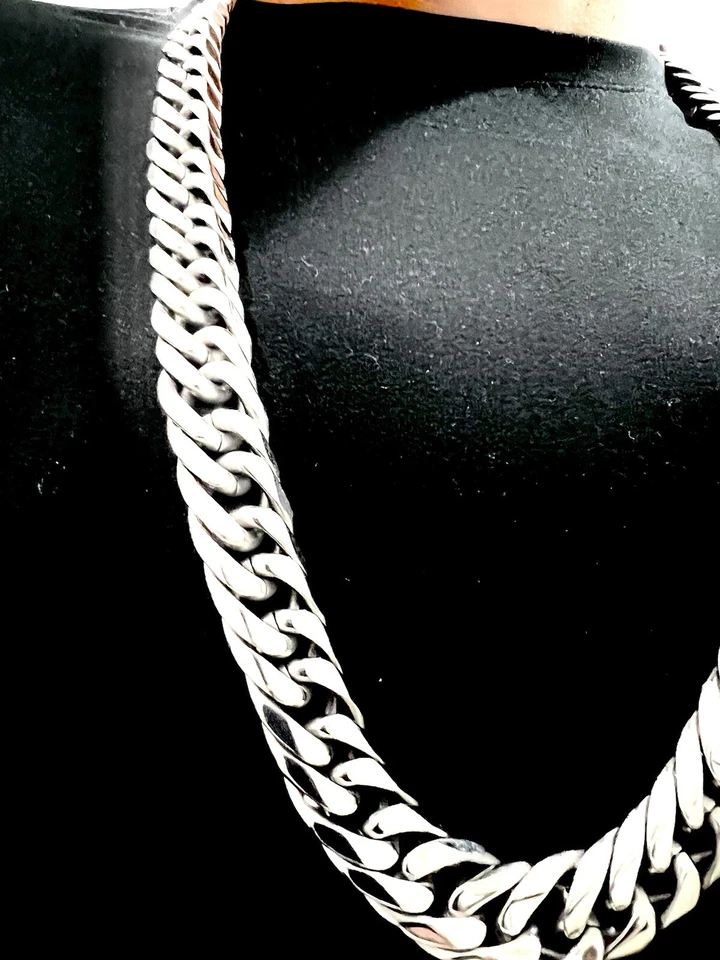 Cadena de eslabones de bordillo 28” 20 mm Bikers Dream, resistente, sin deslustre, ¡hecha para durar! Foto 3 de 4