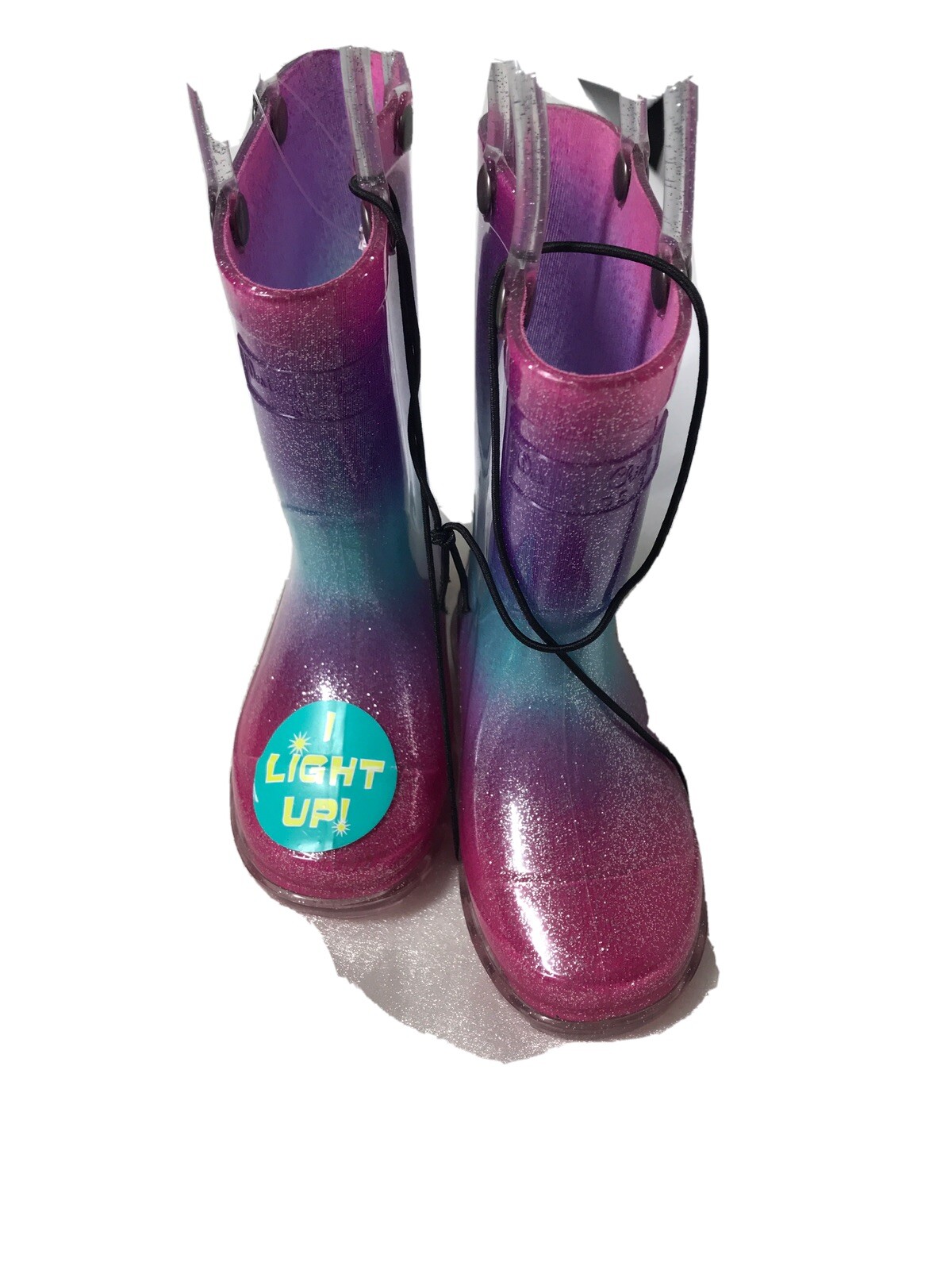 Toddler Girls Rainbow Glitter Light 