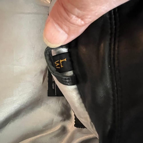 Harley Davidson, schwarze Damen Lederjacke mit Nieten Adler, Gr. L - Bild 14 von 14
