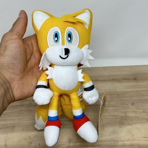 Sonic The Hedgehog Ultra RARE Tails 8” Plush SEGA Stuffed Toy Factory NWT