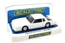 Scalextric C4072 Chevrolet Monte Carlo 1986 - White 1/32 Slot Car