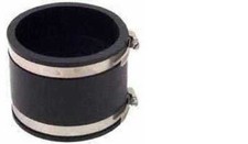 NEW FERNCO P1056-55 5" PVC RUBBER BLACK FLEXIBLE PIPE COUPLING