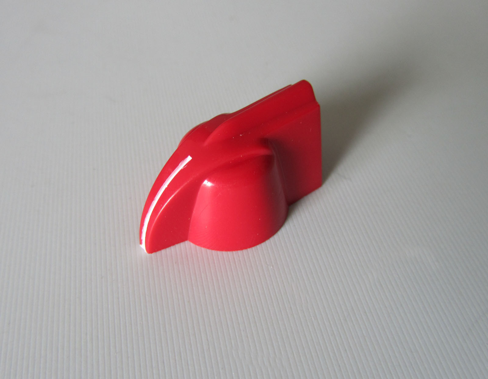 6 Red Raised Chicken Head Knobs 1/4" Guitar AMP Effect Pedal Knobs