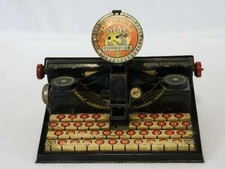 MARX Children's Tin Toy De-Luxe Dial Typewriter - Made in USA - 1930s - Antique