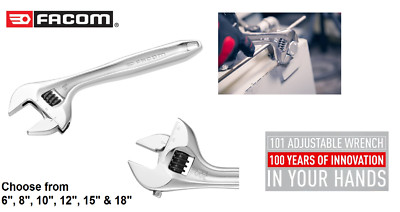 Facom 101 ''Quick-Adjust'' verstellbarer Schraubenschlüssel Schraubenschlüssel Schalthebel 6'' 8'' 10'' 12'' 15'' 18''