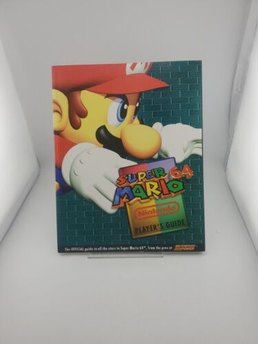 The Official Super Mario 64 Nintendo Player's Guide N64 Book Power Strategy - Foto 1 di 3