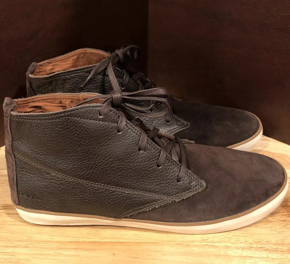 Zapatos Pointer talla 13 de cuero de caña alta Foto 2 de 4