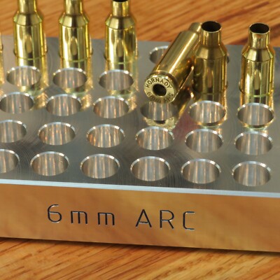 6mm ARC - Precision Loading Block - 1'' Billet Aluminum (25) (50) (100)