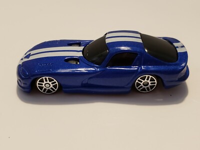 Maisto 1996 DODGE VIPER GTS BLUE WHITE STRIPES 1:64 DIECAST | eBay