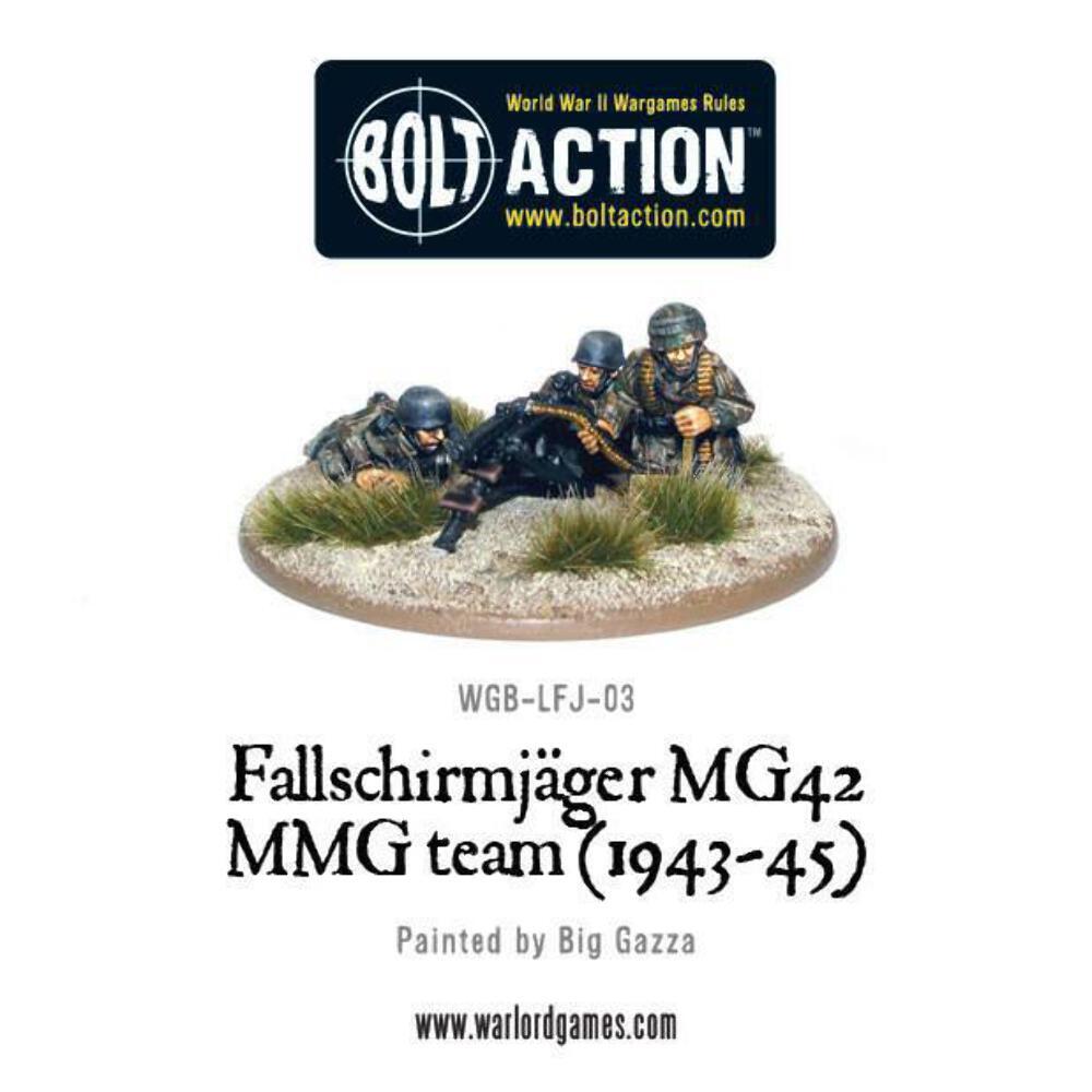 Bolt Action - Fallschirmjager MG42 MMG team (1943-45) - Warlord Games