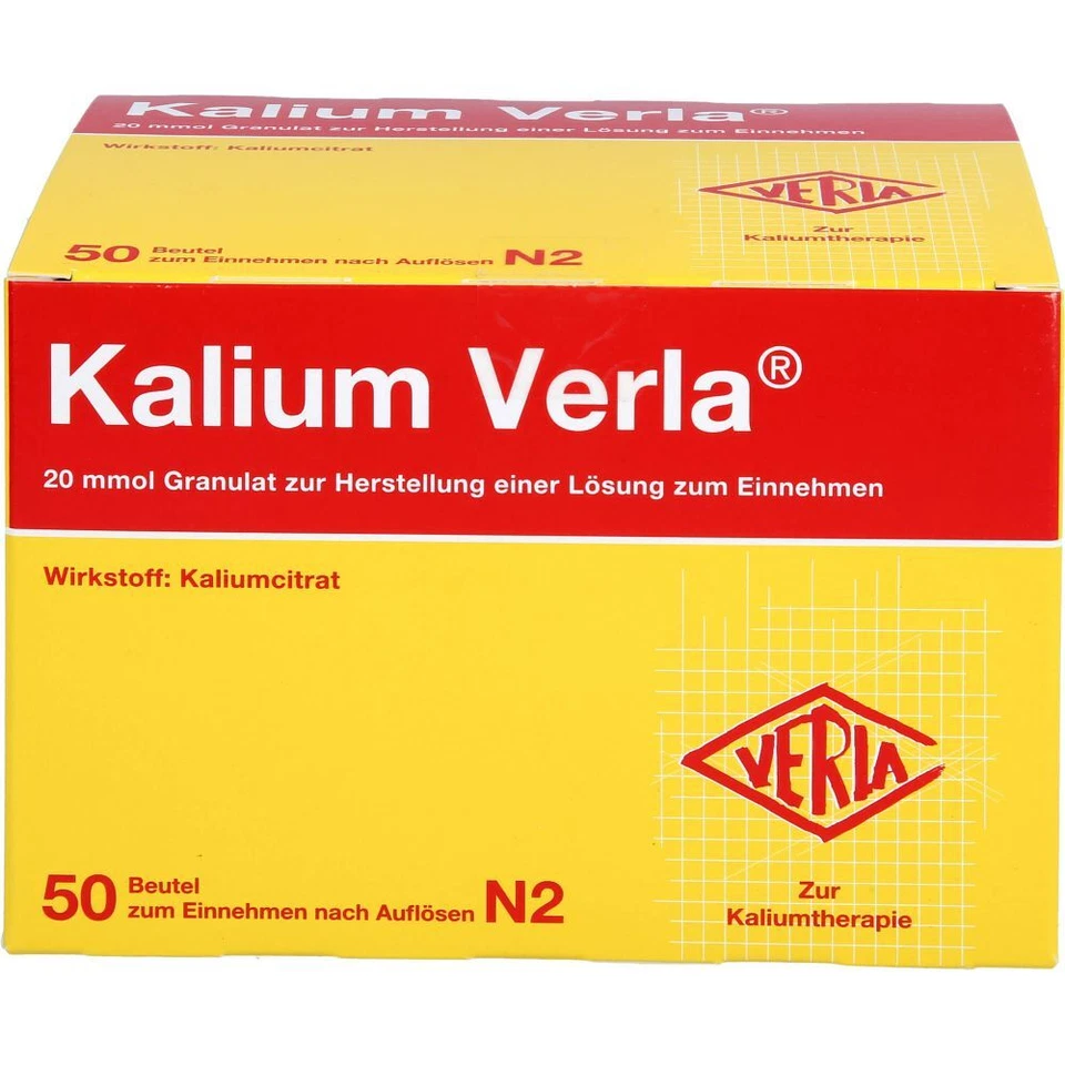 VERLA-PHARM ARZNEIMITTEL GMBH & CO. KG KALIUM VERLA Granulat Btl. 50 St PZN07712873