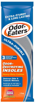 Odor-Eaters Ultra-Durable Insoles, 1 Pair   Shoe Odor & Foot Odor Eliminator, Sh