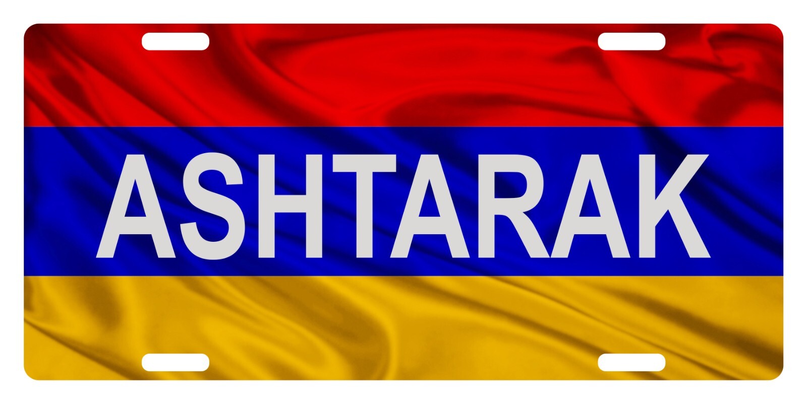 Armenia Flag Car Aluminum License Plate Armenian Emblem Ashtarak eBay