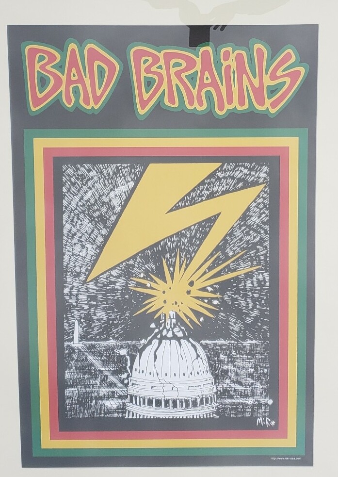 Bad Brains Rock Heavy Metal Black Memorabilia Reggae Band Framed