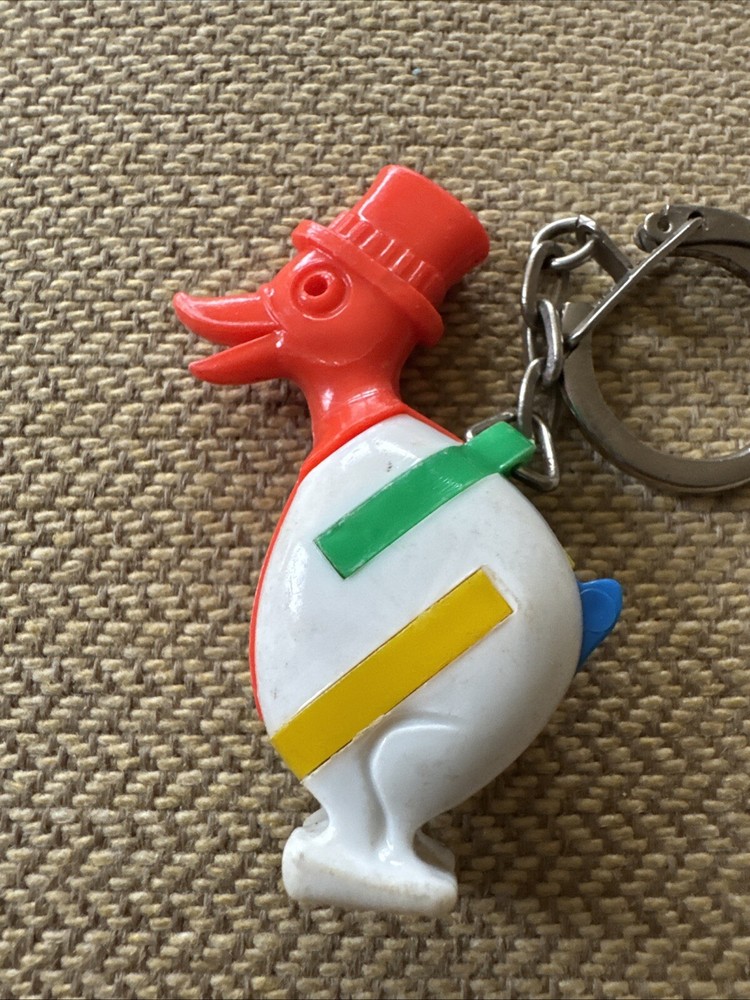 Vintage Keychain  Puzzle Pull Apart Duck
