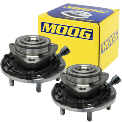 4WD Moog Front Hubs Assembly Pair New For 2008-12 Nissan Titan Armada 08-10 QX56