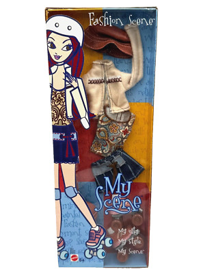 BK~ #F NIB BARBIE DOLL FASHION MY SCENE 2002 B3296 B5048